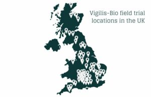 Vigilis-Bio field trial locations in the UK